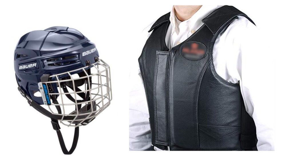Cascos y chalecos